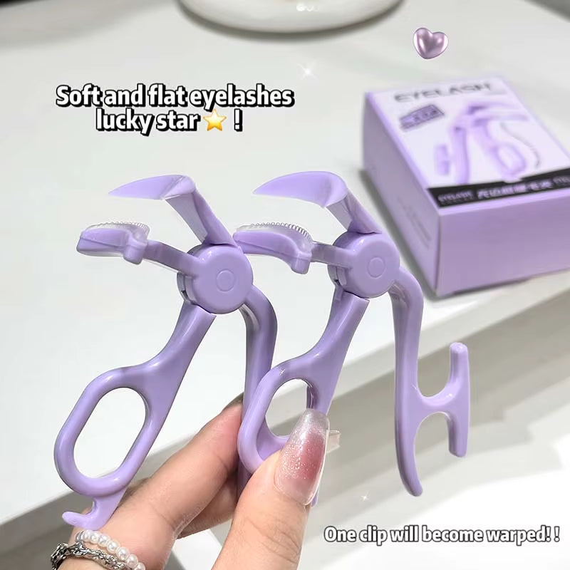 Cappuvini Eyelash Curler, Borderless Toothed Comb, Natural Curling and Eyelash Shaping Wonder, Beginner'S Wide-Angle Eyelash Cur