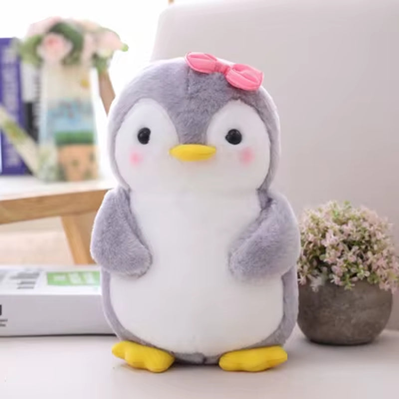 1PCS 25/45Cm Creative Hugging Fruit Penguin Plush Stuffed Toys Kawaii Software Couple Penguin Plush Doll Kids Toy Home Decor