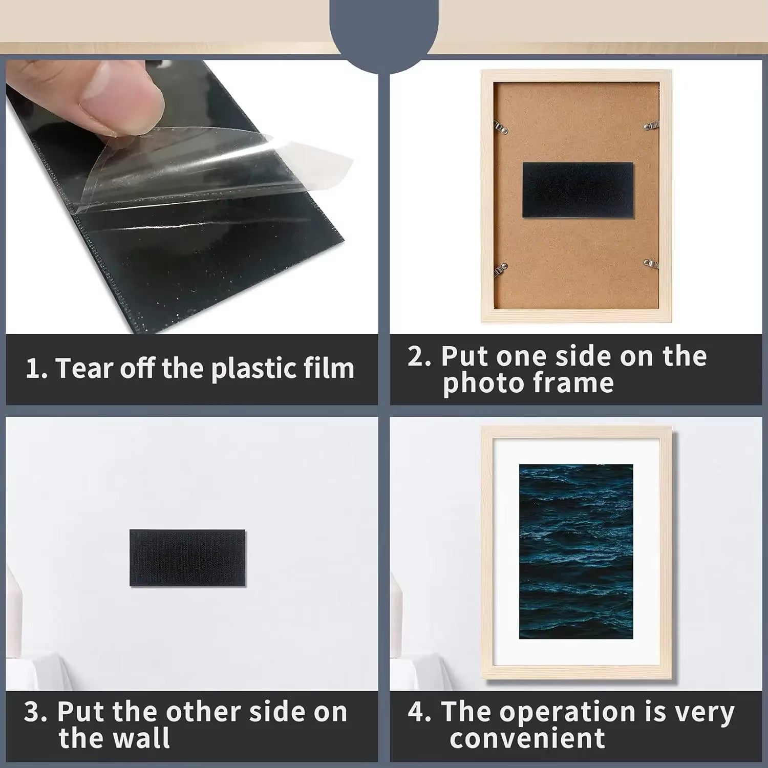 Extra Strong Double Sided Adhesive Tape Car Floor Mats Self-Adhesive Hook-And-Loop Fastener Self-Adhesive Carpet Fasteners DIY